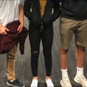 Madewell faded black ripped jeans